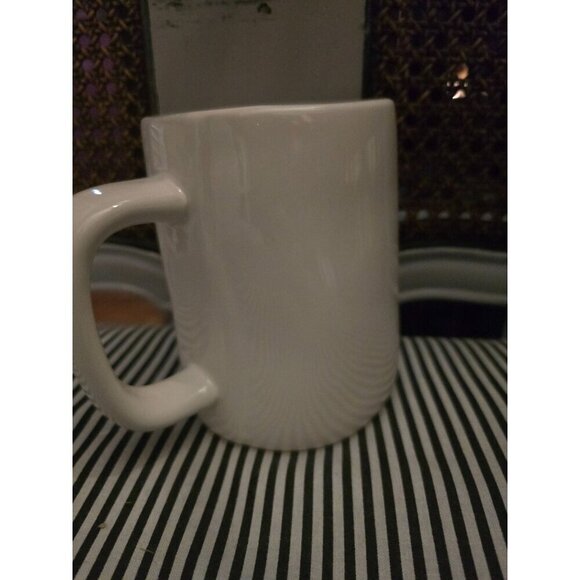 Rae Dunn Halloween Trick Candy Corn Icon Coffee Mug Orange Interior - Picture 4 of 10